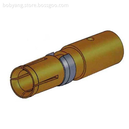 Coaxial D-Sub Power Pin Crimp Female Contact